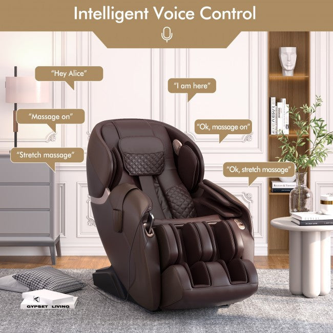 Relaxe Zero-Gravity Shiatsu Massage Chair With Heating (SL-Track)