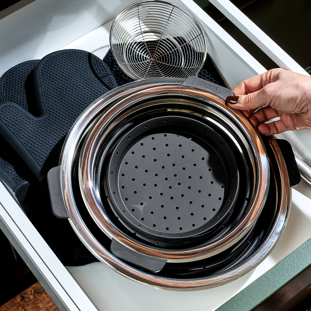Steamer Basket Set, 2-pc
