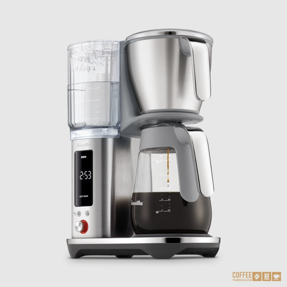 Breville Luxe Brewer Glass - Brushed Stainless Steel
