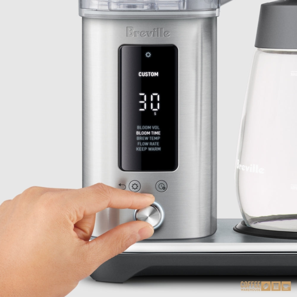 Breville Luxe Brewer Glass - Brushed Stainless Steel