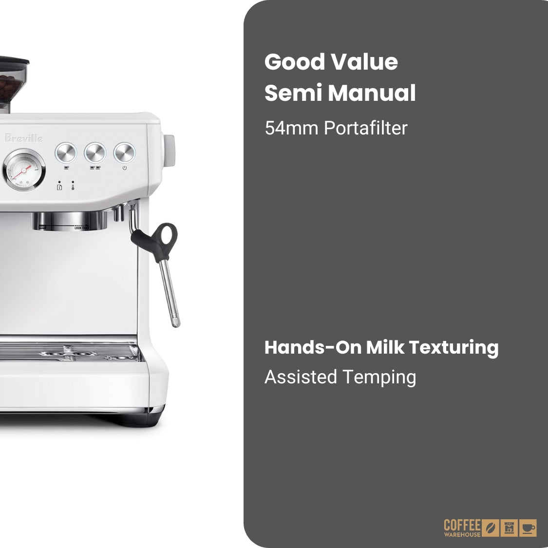 Breville Barista Express Impress - Sea Salt