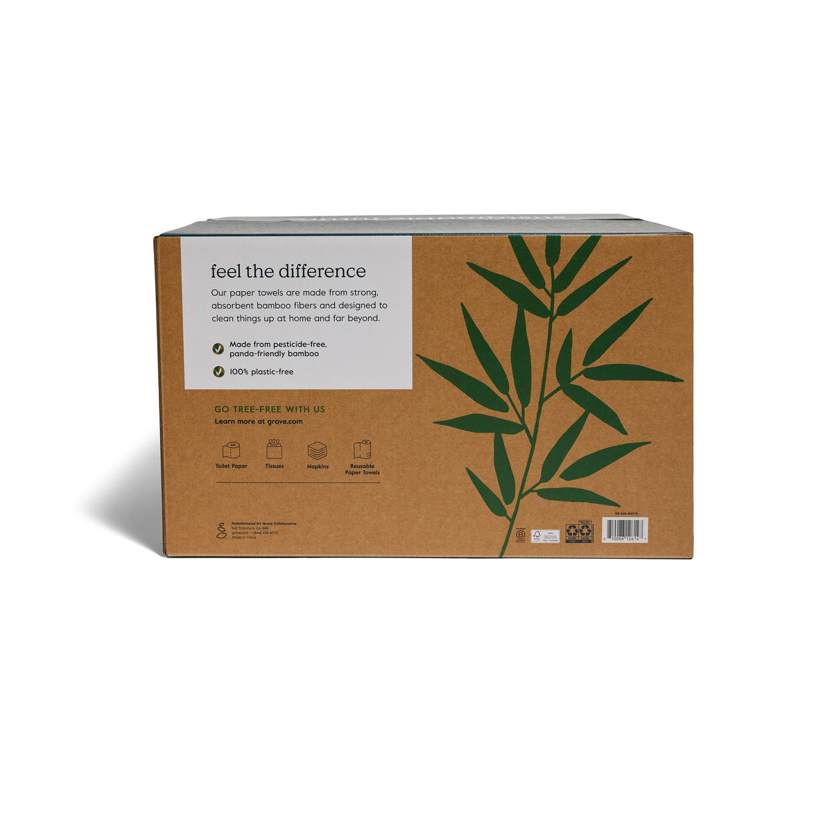 2-Ply Bamboo Paper Towels (140 sheets per roll)