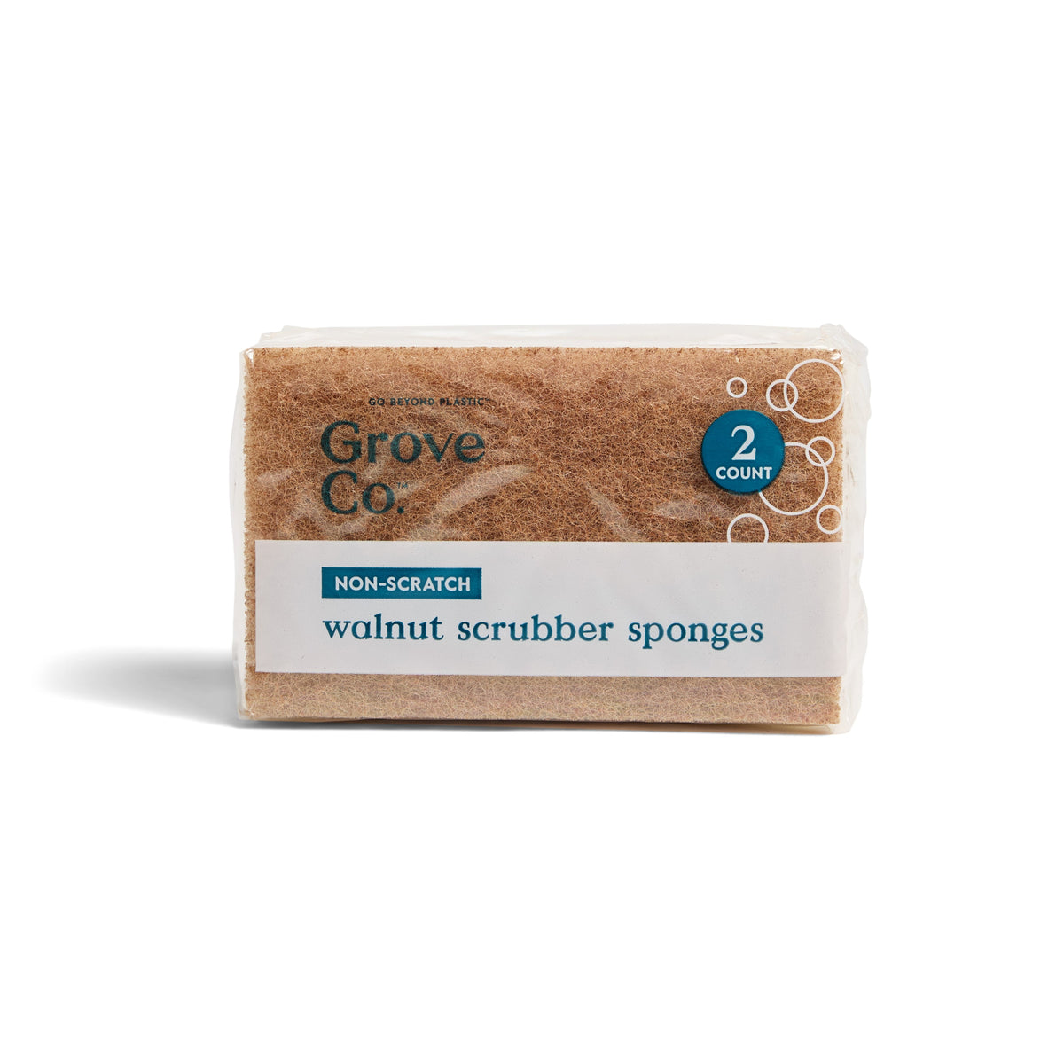 Gentle Walnut Scrubber Sponges