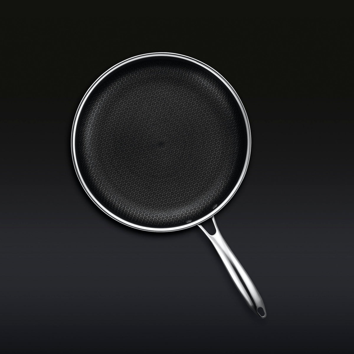 Hybrid Fry Pan with Lid, 12"