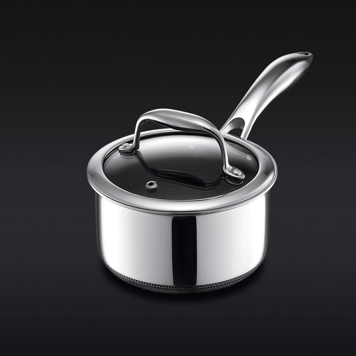 Hybrid Saucepan with Lid, 1-Qt