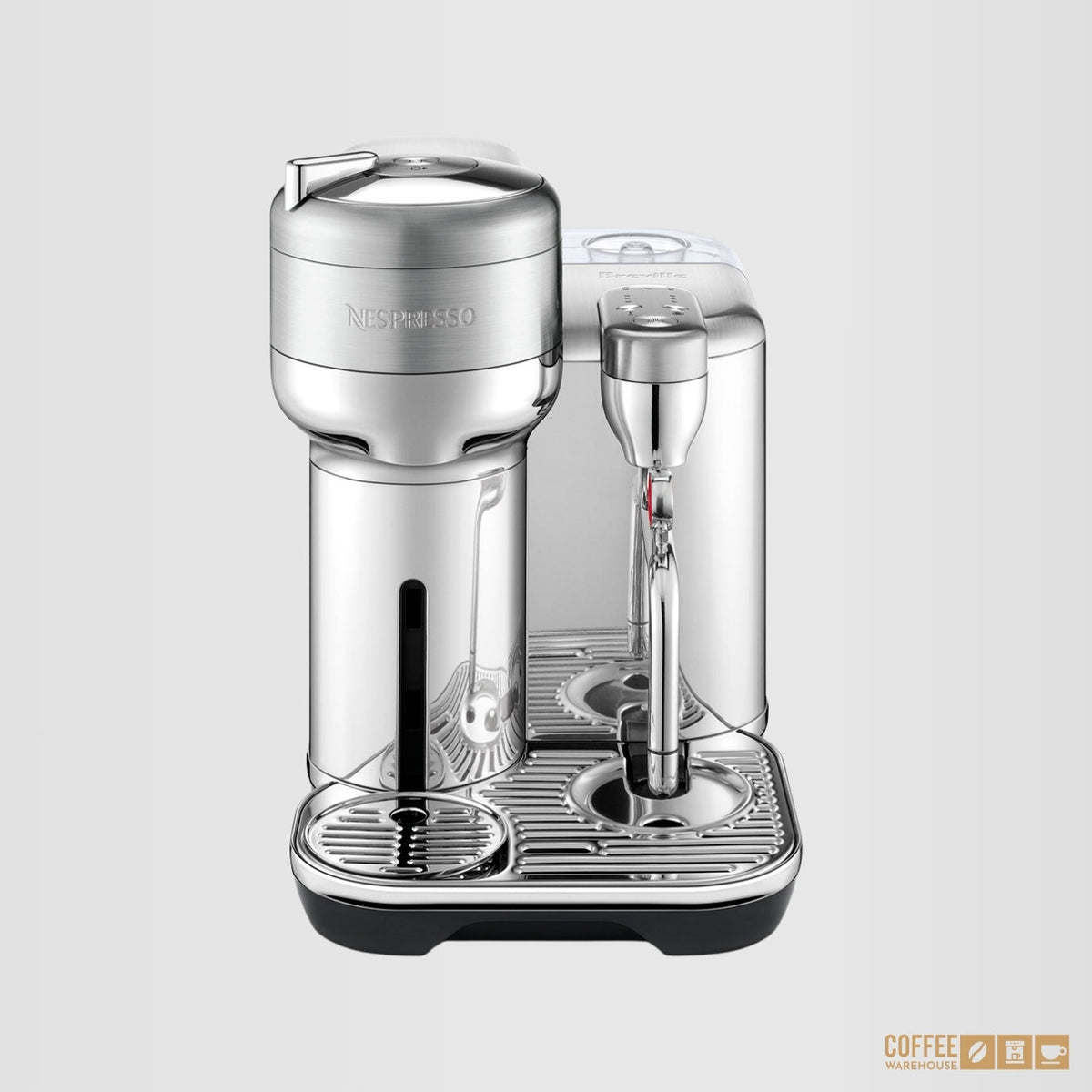 Nespresso Vertuo Creatista Coffee Pod Machine by Breville - Brushed Stainless Steel