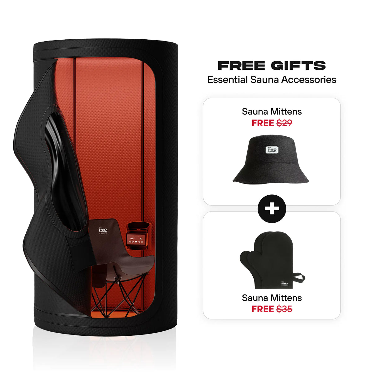 Sauna Pod Essentials Bundle - Nestriora