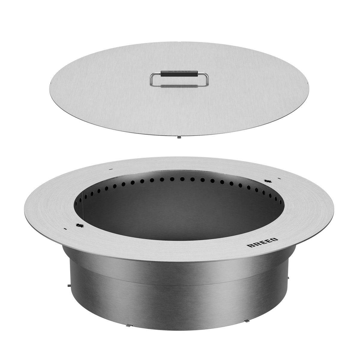 Zentro Stainless Steel Smokeless Fire Pit Insert (Second)