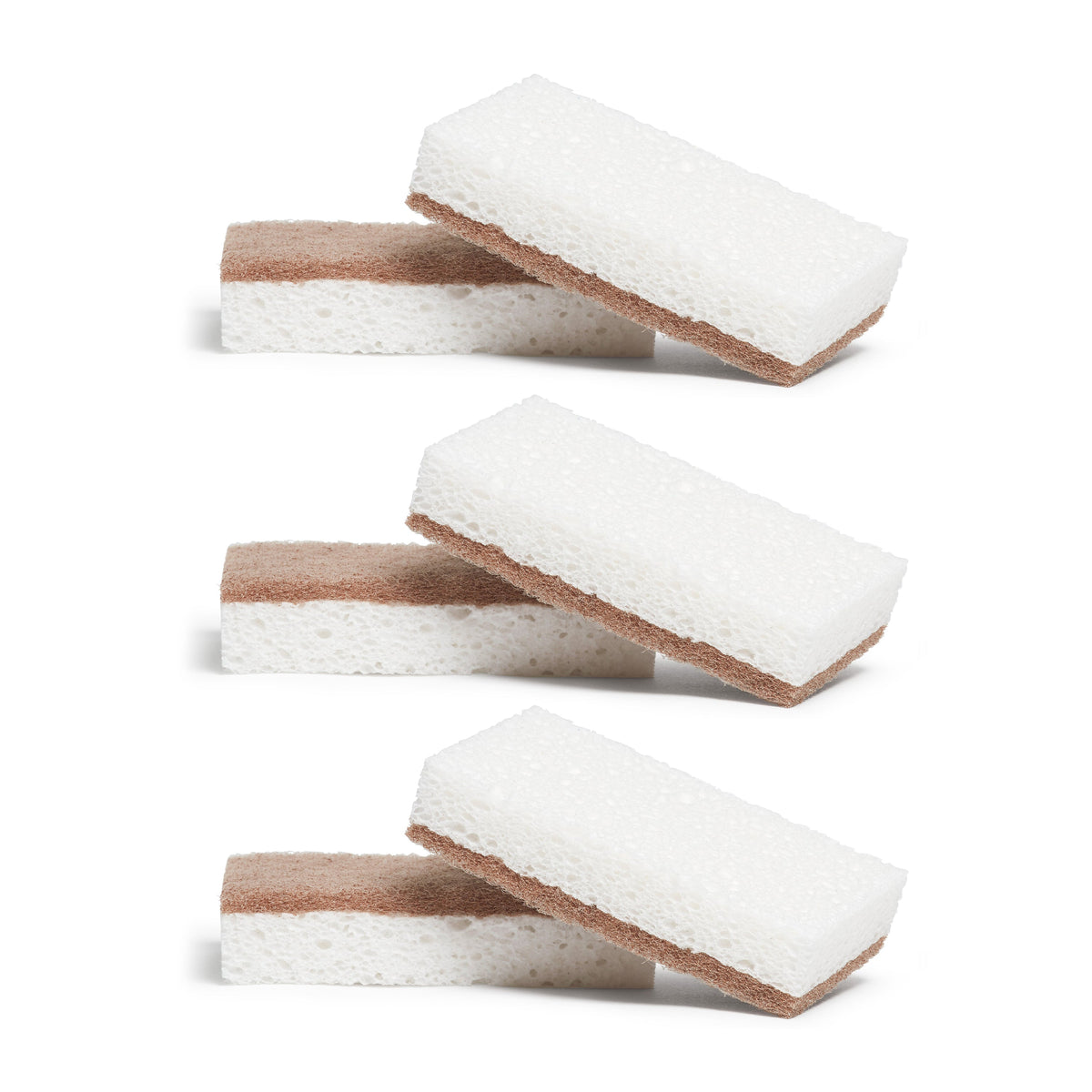 Gentle Walnut Scrubber Sponges