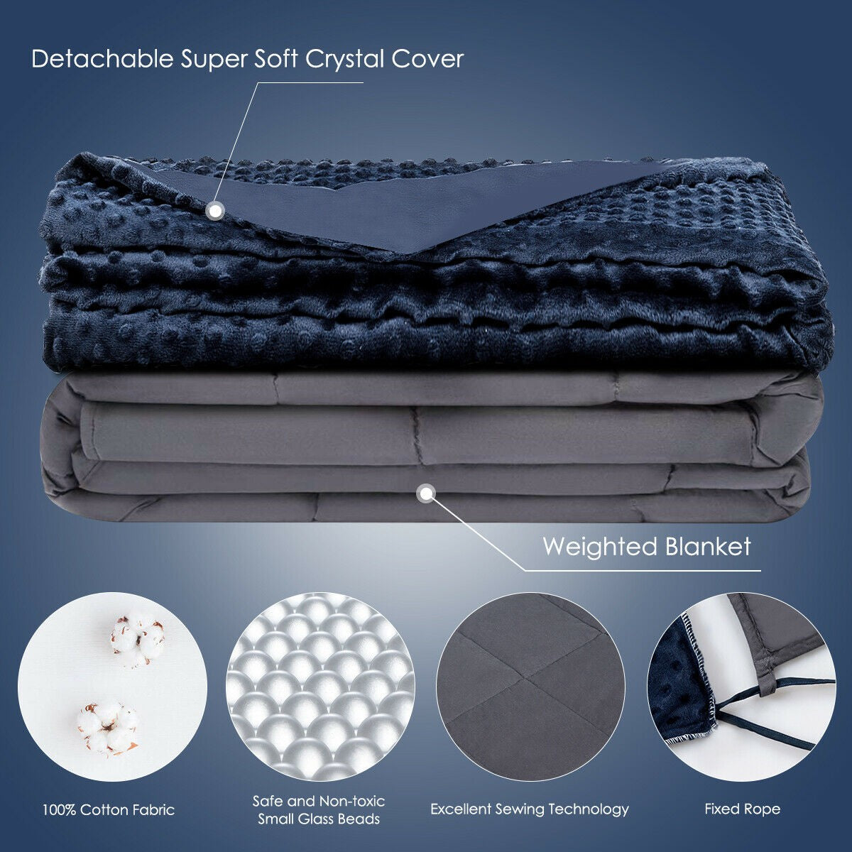 Ultra Soft Weighted Blanket (Premium Cotton)