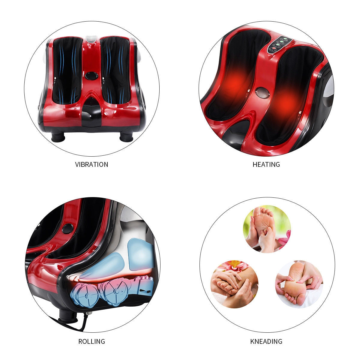 Shiatsu Leg Massager With Heating