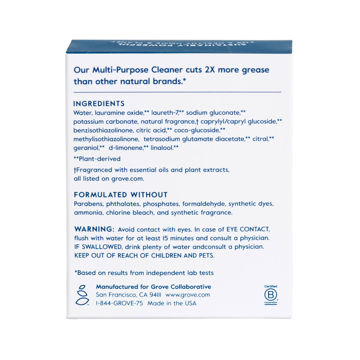 Multi-Purpose Cleaner Concentrate – Cuts Grease on Sealed Surfaces
