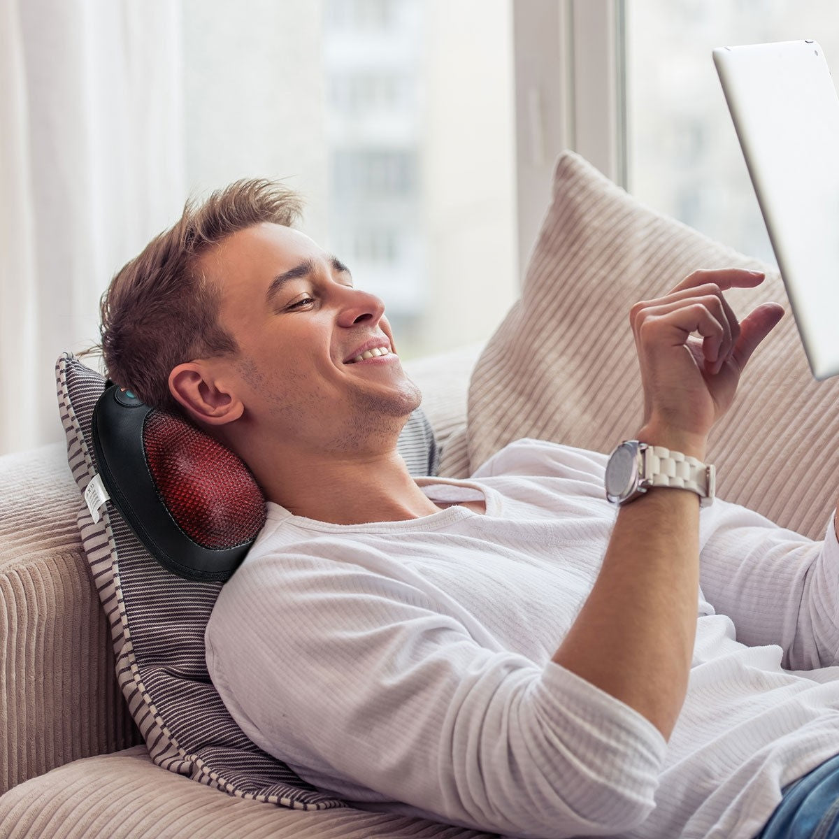 Shiatsu Neck & Back Massager Pillow