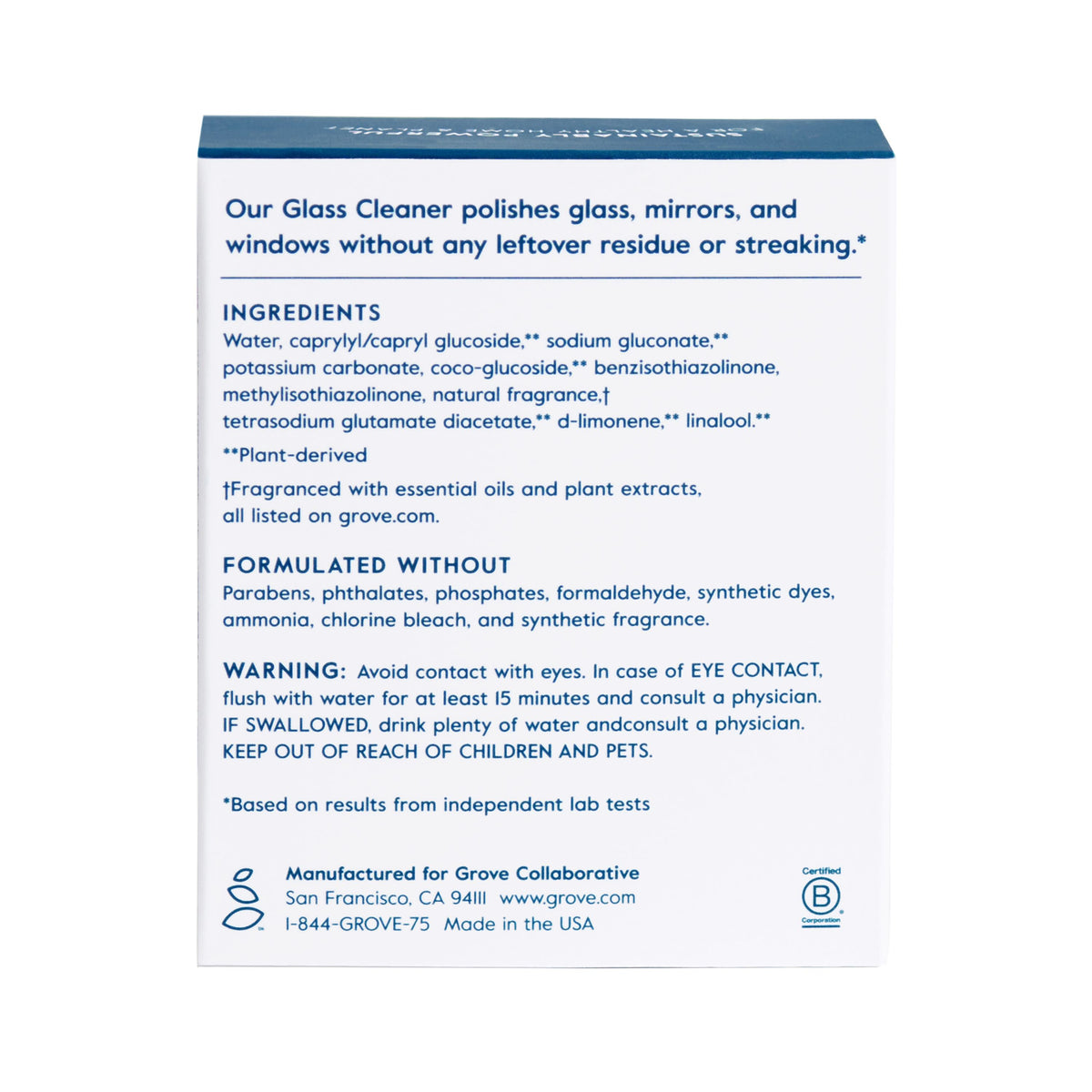 Glass Cleaner Concentrate – Streak-Free Shine Without Harsh Chemicals