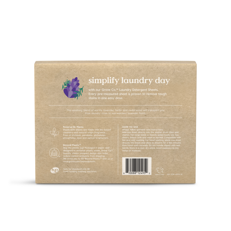 Laundry Detergent Sheets, Pre-Measured — Tough on Stains