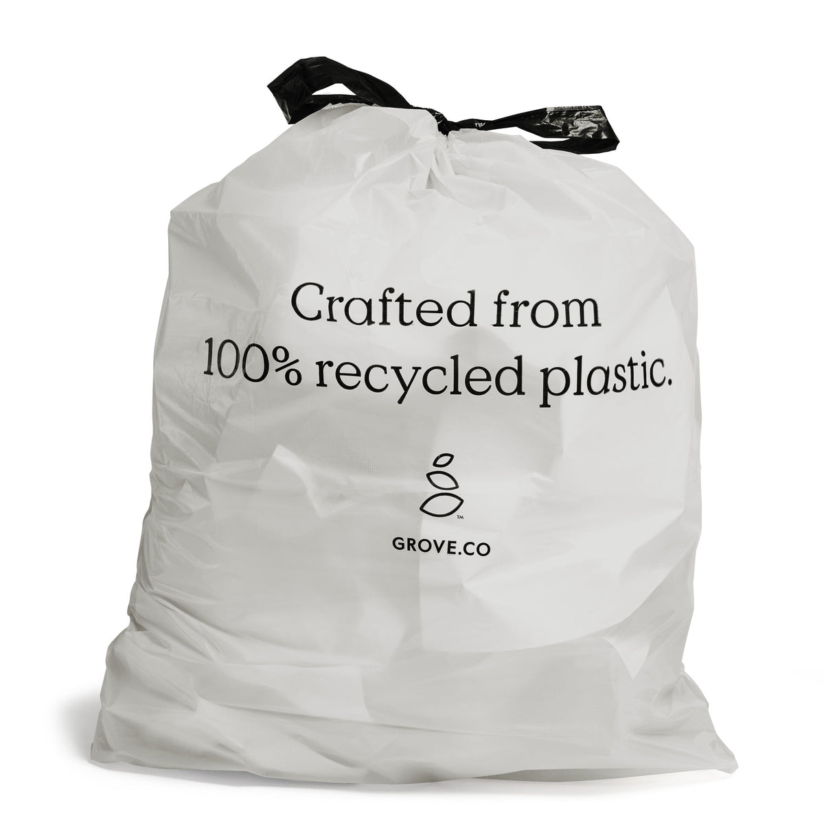 100% Recycled Plastic Trash Bags, 13-Gallon – Fragrance-Free, Ultra-Strong