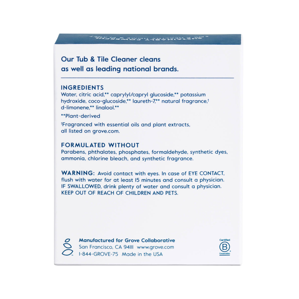 Tub & Tile Cleaner Concentrate