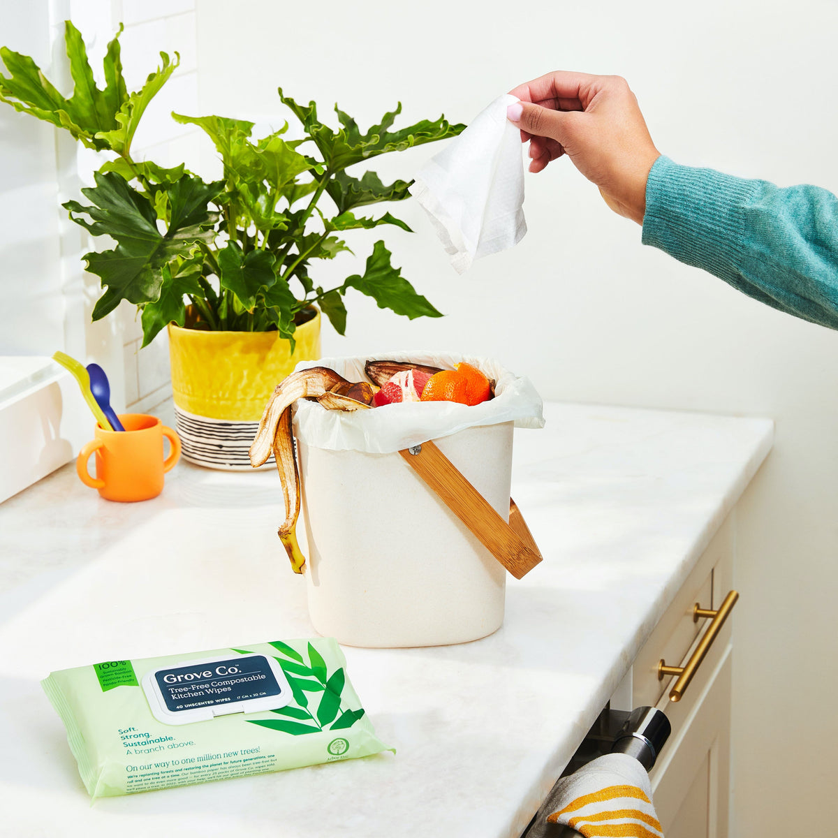 Bamboo Compostable Kitchen Wipes
