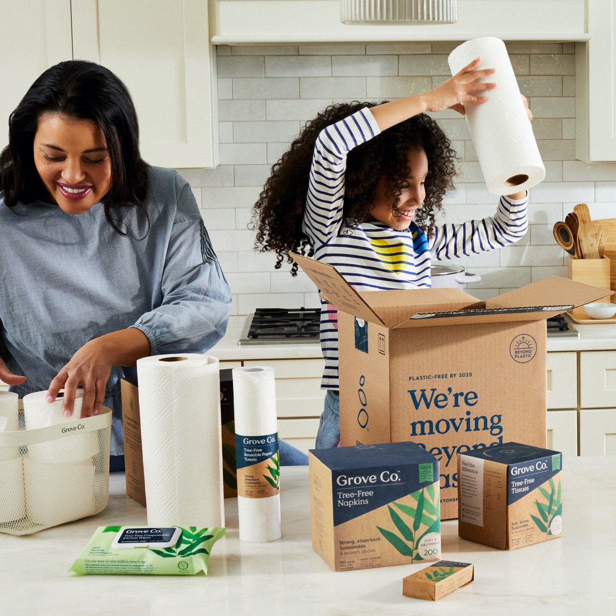 2-Ply Bamboo Paper Towels (140 sheets per roll)